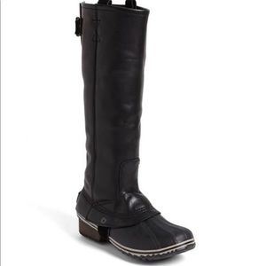 Sorel Slimpack Riding Boot in Black
